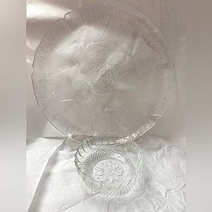 Serving Platter with Bowl.
